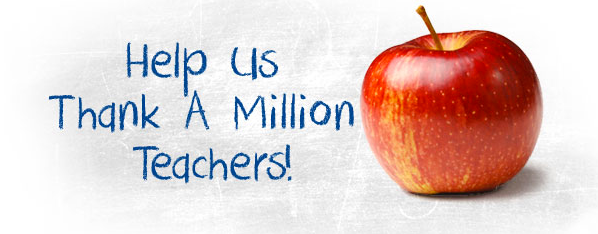 Grant Opportunity: Thank a Million Teachers