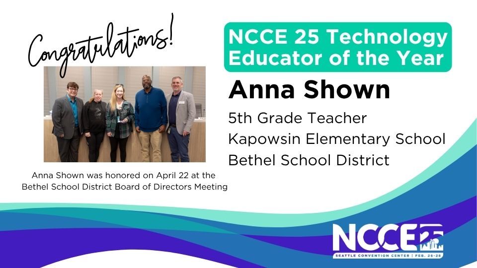Anna Shown Tech Educator Award