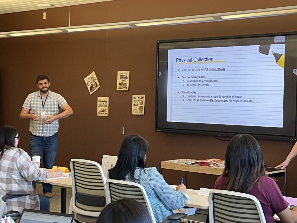 Teachers learning at “Tell Your Story” – A Summit of Discovery in Gallup, NM