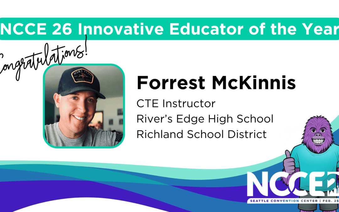 Forrest McKinnis Named NCCE Innovative Educator of the Year 