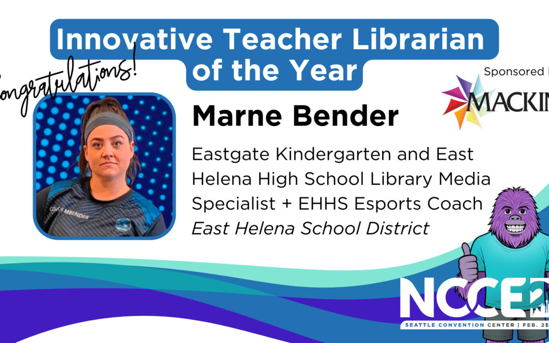 Marne Bender Named NCCE Innovative Teacher Librarian of the Year