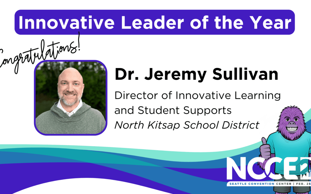 Dr. Jeremy Sullivan Named NCCE Innovative Leader of the Year 